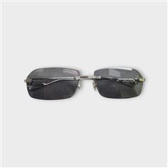 Cartier Rectangular Rimless Silver Metal 58-19-145MM Unisex Eyewear